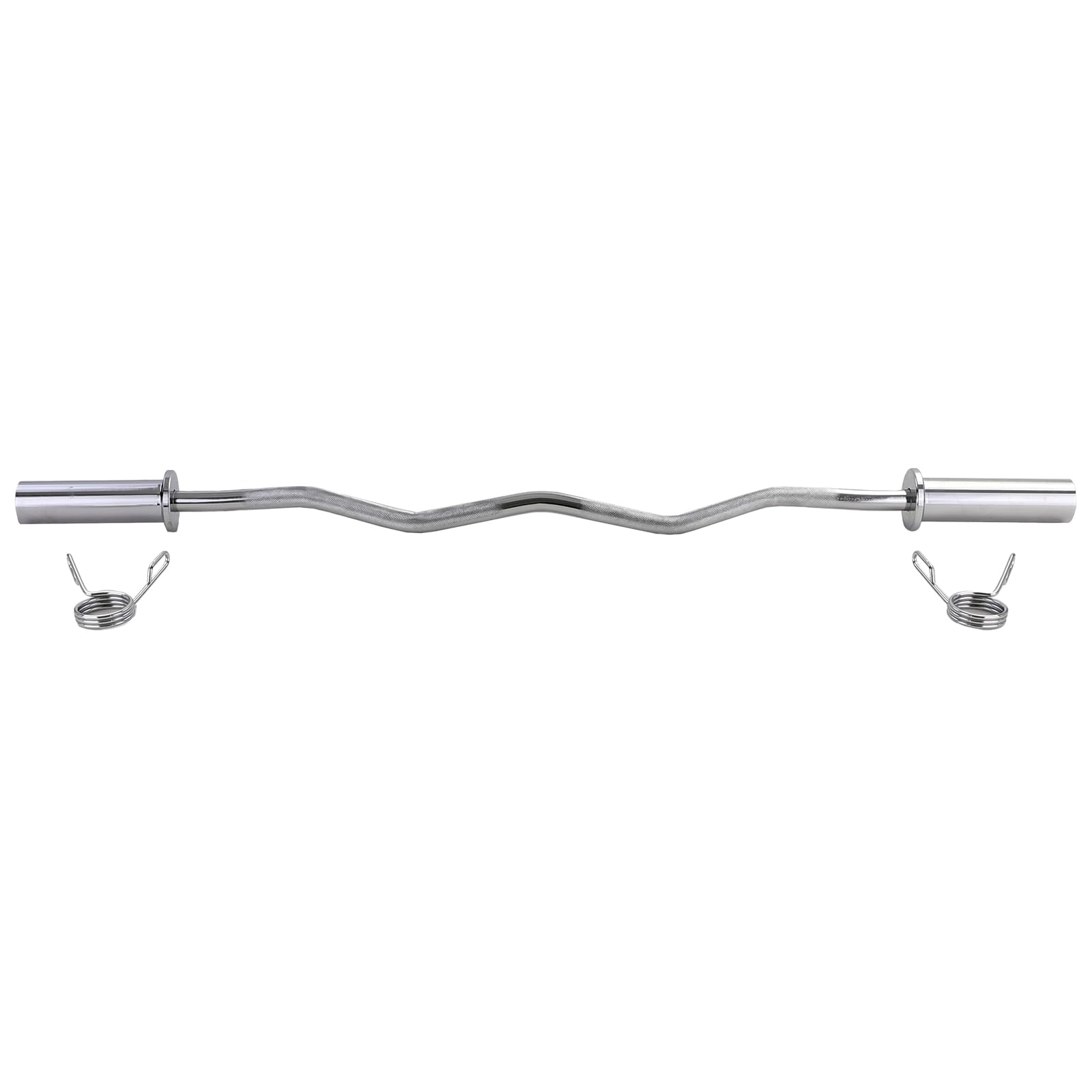 120cm Olympia Langhantel SZ Curl Stange 50mm mit Klemmen