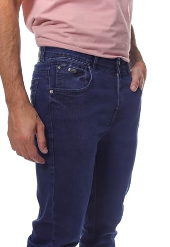 CRK Men's Slim Fit Jeans – Dark Blue, Mid-Rise, Stretch Denim for Comfort and Style4