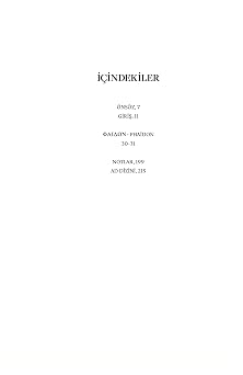 Phaidon - Ruh Üzerine