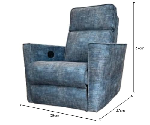 Image of 2025-E Motorized Recliner Blue