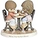 Precious Moments We're The Perfect Blend Couple With Coffee Bisque Procelain Figurine 181040