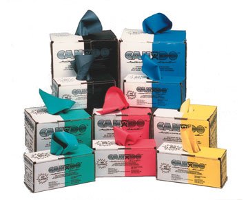 Cando 10-5602 Latex Free Exercise Band, 4' Length, Red-Light #TOP27