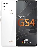 smartphone notch design GRABACIONES BRILLANTES - Captura momentos especiales con el Gigaset GS4 - cámara trasera triple 16MP + 5MP + 2MP, cámara frontal 13MP, grabaciones de video en modo Full HD - Flash LED para fotos nítidas por la noche.