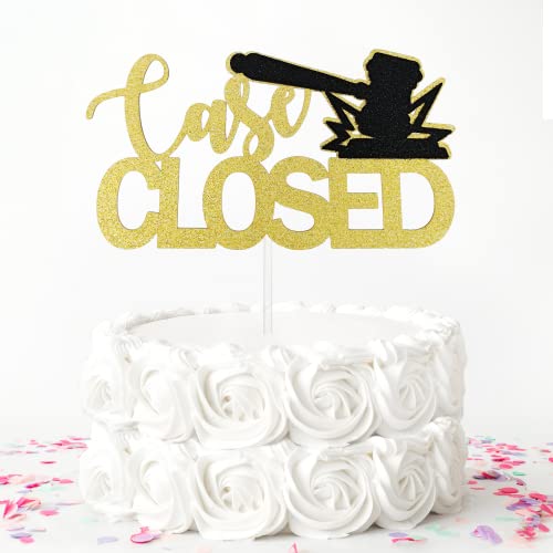 Case Closed Cake Topper, 2026 Law School Graduation Cake Decor, Judge Cake Décor, Lawyer Retirement Cake Pick, Judicial Cake Pick, Lawyer Farewell Party Supplies