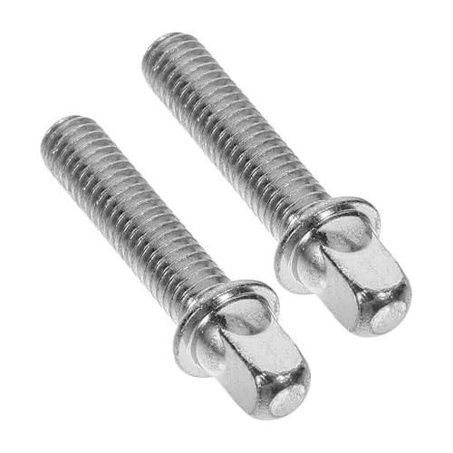 Tornillos de montaje para batería SHOWERORO, 2 piezas, acero inoxidable, 34,5 mm, con arandelas miniatura 1