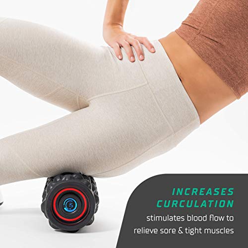 image for CubeFit Foam Roller for Physical Therapy & Exercise - Vibrating Foam R