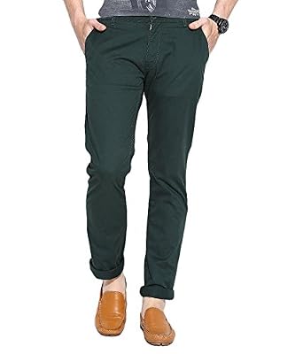 Jogur Bottle Green Color Regular Fit 