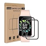Toucher sensible HD : la protection complète de l'écran protège complètement votre montre contre les rayures, les chocs et les chutes accidentelles. Verre de protection en verre trempé haute transparence pour Samsung Galaxy Fit 3 qui offre une qualité d'image claire et une sensibilité tactile d'origine