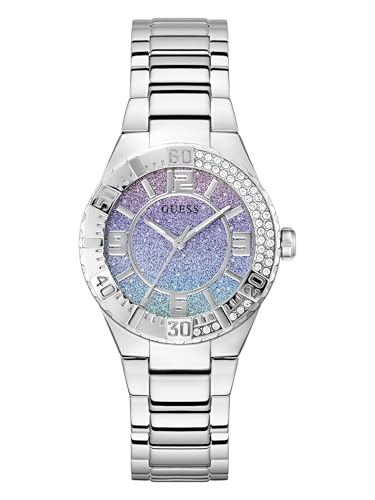 Montre femme GUESS GW0882L1 en acier argenté chic