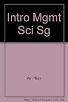 Study Guide for use with Introduction To Management Science 0256092400 Book Cover
