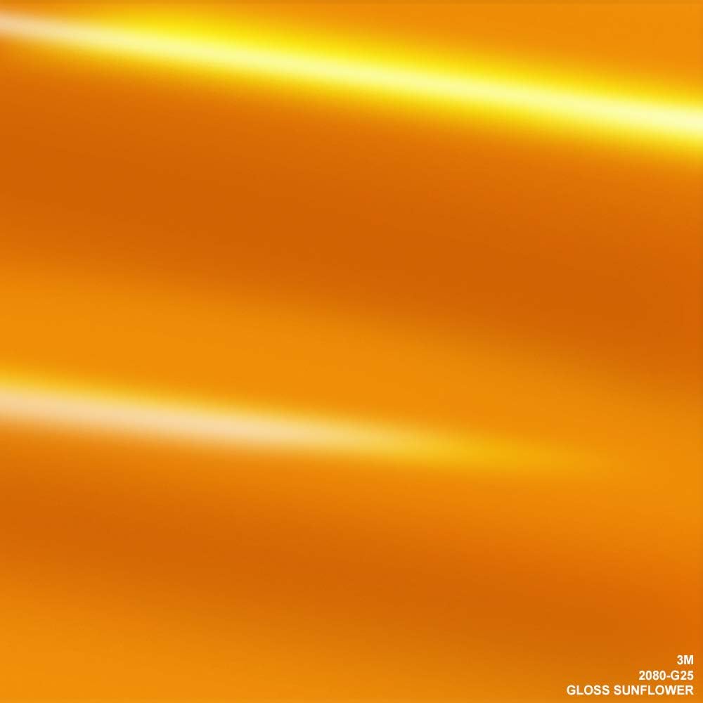 3M 2080 G25 GLOSS SUNFLOWER Car Wrap Vinyl Film