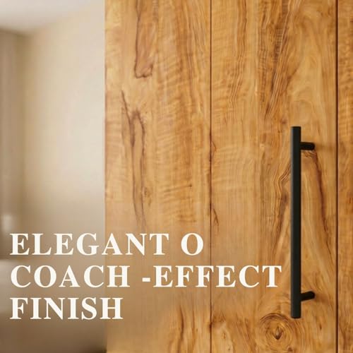 Image of FFO Keris 2 Door Wooden Wardrobe with 2 Drawers, Hanging Rod & Storage Shelves | Modern Clothes Almirah Cabinet with Lock & Black Handles for Home Coach Wood DIY.