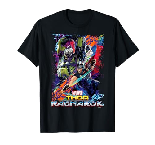 Image of Marvel Thor Ragnarok Hulk Neon Pop Poster Graphic T-Shirt T-Shirt