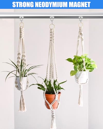 Cexovo 5 Stück Magnete Stark 32mm Durchmesser Neodym Magnet 32kg Super Starker Angelmagnet,Extra Starke Magnetfischen mit Öse Magneten für Magnetisches Fischen Teichbergung Zuhause Seen Rasen