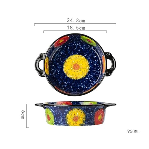 Bandejas de horno de cerámica resistente a altas temperaturas con diseño elegante 3