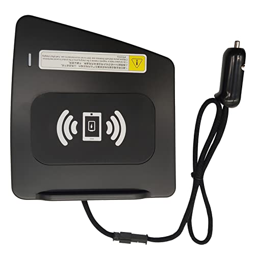 ASVEGEN Wireless Charger for Toyota Highlander 2015-2019, Center Console 15w Fast Phone Charging Pad for iPhone Android Smartphones Black 5.7x5.12x4.33inch