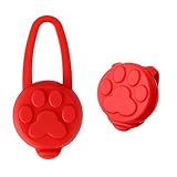 [Ruleheai] 犬猫用 お散歩ライト【どんな首輪にも適応し&ペットの目を傷つけない照明デザイン】 お散歩ライト LED 3つのライトモード 超軽量12g 電池交換可能 簡単装着 ペットロス防止【犬への負担ゼロ】 ボタン電池付属 超小型犬～中型犬専用ペット用品 [並行輸入品]