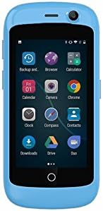 Unihertz Jelly Pro, The Smallest 4G Smartphone in The World, Android 8.1 Oreo Unlocked Smart Phone with 2GB RAM and 16GB ROM, Sky Blue