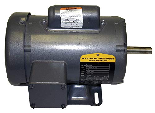 Baldor L3356 General Purpose AC Motor, Single Phase, 42 Frame, TEFC Enclosure, 1/4Hp Output, 3450rpm, 60Hz, 115/230V Voltage