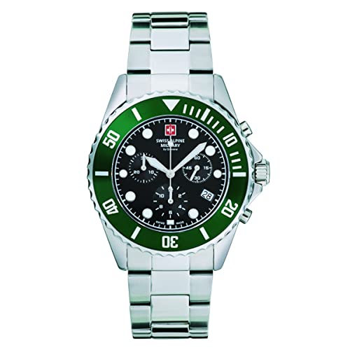 Swiss Alpine Military 7053.9133 montre chrono 42mm antichoc et étanche 10ATM