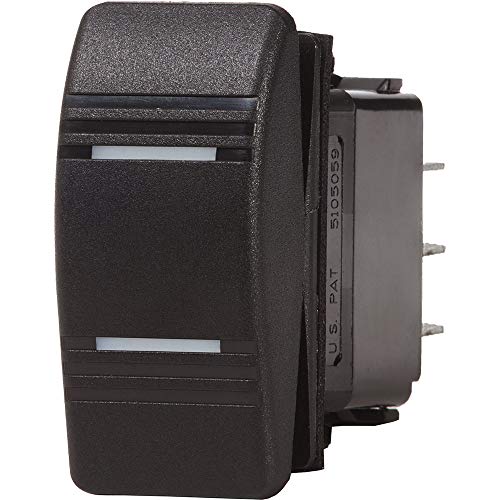 SupplyMount 8300 - Aftermarket Replacement Blue Sea Contura Switch DPDT Black - ON-ON Compatible with Blue Sea Systems