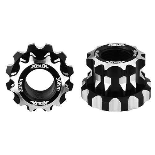 XOUX AX-B BMX Axle Nuts 10MM, Black