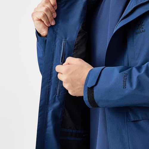 Image of KAILAS Men's Hiking Shell Jacket Lightweight Waterproof Hooded Running Jacket Rain Jacket Outdoor Raincoat