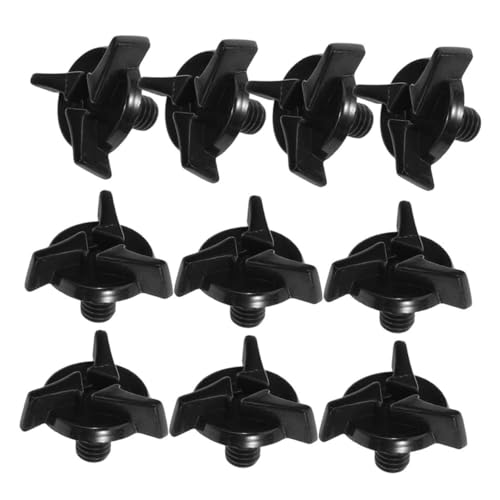 Tornillos negro 20 para accesorios de casco moto y viseras