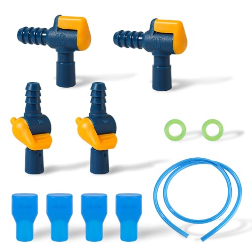 11 Piezas Reemplazo de Válvula de Mordida para Camelbak, Boquilla de Vejiga Punta de Vejiga, Que Incluye Tuberías de Agua, Juntas, Conectores de Manguera, Válvulas de Mordida de Repuesto