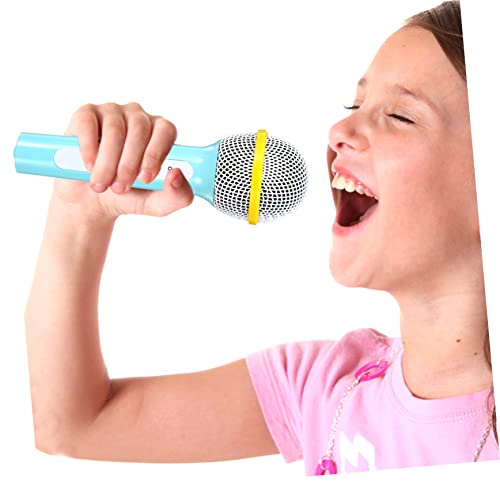 WOONEKY 2 Pçs Microfone Simulado Crianças Playset Música Microfone Brinquedo Do Bebê Microfone Music