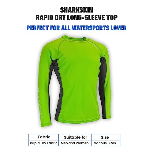 Sharkskin Rapid Dry camiseta de manga larga para adulto unisex, ajuste holgado miniatura 4