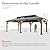AMERLIFE 12x20FT Outdoor Wood Gazebo, Hardtop Pergola with Metal Roof & Spruce Wood Frame, Backyard Gazebo for Garden,Conversation,Gray Brown
