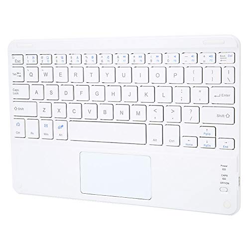 Wendry Portable 9Inch Bluetooth Touchpad Keyboard,Ultra-Slim Aluminium Alloy Wireless Bluetooth Keyboard,Scissors Feet Design Multi-Functional Keyboard With Trackpad,For Cellphone,Tablet,Pc, Smart Tv #TOP13