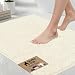 Gorilla Grip Original Luxury Chenille Bathroom Rug Mat (30 x 20), Extra Soft and Absorbent Shaggy Rugs, Machine Wash/Dry, Perfect Plush Carpet Mats for Tub, Shower, and Bath Room (Ivory Cream)