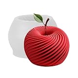 Apple Mousse Cake Pan, 3.46 Inch Apple Shape Cake Pan for Baking Mousse Cake Molds Silicone, Nonstick Silicone Cake Molds for Cheese Cake, Chocolate Cake, Rainbow Cakes, Strawberry Shortcake