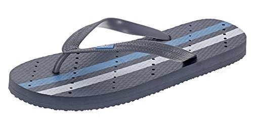 Showaflops Boy's Athletic Slipper, Grey/Turquoise, 1 Big Kid2