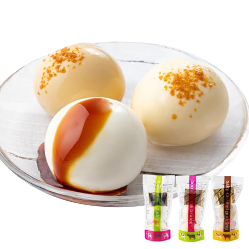 北海道 牧家 Bocca プリン三昧 3種 各2個入 計6個 食べ比べ 白いプリン クレームブリュレ 塩キャラメル プリン スイーツ なめらか ミルク カラメル ギフト 