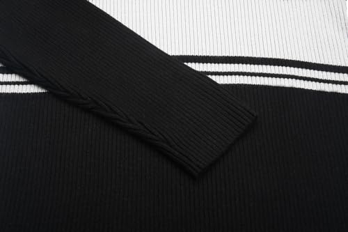 Image of COOFANDY Mens Ribbed Slim Fit Knitted Pullover Casual Turtleneck Sweater