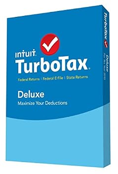 CD-ROM TurboTax Deluxe 2015 Federal + Fed Efile + State Tax Preparation Software - PC/Mac Disc Book