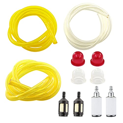 MCHNIC Fuel Line Hose Pipe & Fuel Filter Primer Bulb Kit for McCulloch Trim Mac TM 210 240 241 250 251 251LS 251SST 280 281 323S
