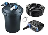 filteranlage teich reinigen 11 Watt UVC Klärer im Filter integriert