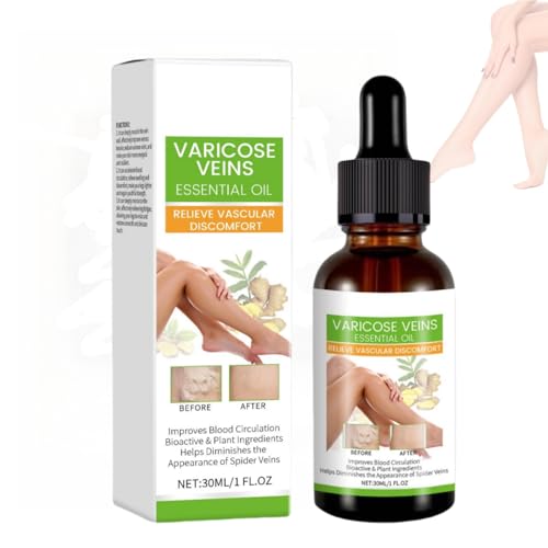 Varicose Veins Cream,Varicose-Veins Treatment for Legs,Spider-Vein Relief Cream,Natural Veins- Oil Soothing for All Skin Type,30ml