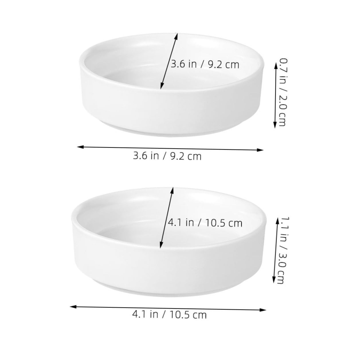10 Stück Pflanzuntersetzer Transparent - 21,5cm Abtropfschalen Für Blumentöpfe