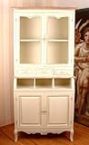 Anrichte, Buffet, Schrank, Vitrine, Esszimmerschrank im angesagten Shabby-Chic-Stil in vespielter Optik aus Holz gefertigt - Palazzo Exclusive