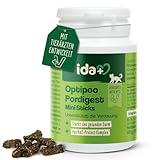 Ida Plus Optipoo Prodigest Mini Sticks - bei Darmsanierung für Katzen - Anti Hairball für Katze - leckere Katzen Snacks - Unterstützt den Katze Darm - Anti Haarballen bei Katzen Fell Pflege - 40g