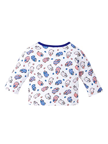 Image of babywish Baby Boys and Baby Girl Clothing Set 100% Cotton Full Sleeve Jhabla T-Shirt Trouser Pajama Newbrn Kids Clothes Set