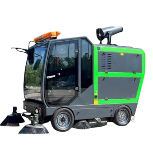 Liberty LS-WS2300 Quick Dust Cleaning Industrial Floor Sweeper | Powerful green industrial-grade machine for efficient large-scale floor cleaning and dust control