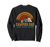 Photo Gallery the man myth legend camping dad - papà da campeggio vintage felpa Photo Gallery the man myth legend camping dad - papà da campeggio vintage felpa