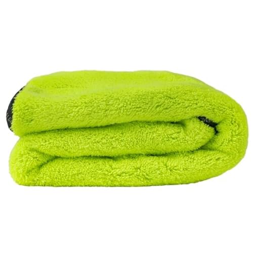 Chemical Guys MIC530 Speed Woolly Mammoth Ultimate Super Plush Car Drying Towel, for Cars, Trucks, SUVs, Pets, Messes & More, Neon Green (25″ X 30″)