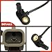 A-Premium ABS Wheel Speed Sensor Compatible with Infiniti Model - Q50 2014-2020, Q60 2017-2019 - Rear Driver and Passenger Side, 2-PC Set, Replace# 479014GA0A, 479004GA0A